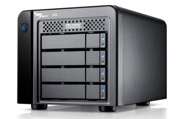 F40PR4M01000000 Pegasus 2 M4 with 4 x 1TB SATA 2.5'' HDD incl. Thunderbolt cable