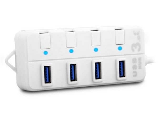SL-U307W 4 Port Usb 3.0 Beyaz Usb Hub