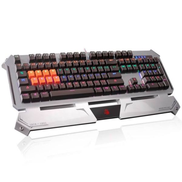 B740A Kablolu,Infrared Mekanik Switch'li,Turuncu,Yeşil, Gaming Klavye
