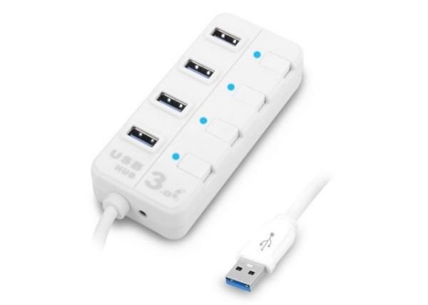 SL-U307W 4 Port Usb 3.0 Beyaz Usb Hub