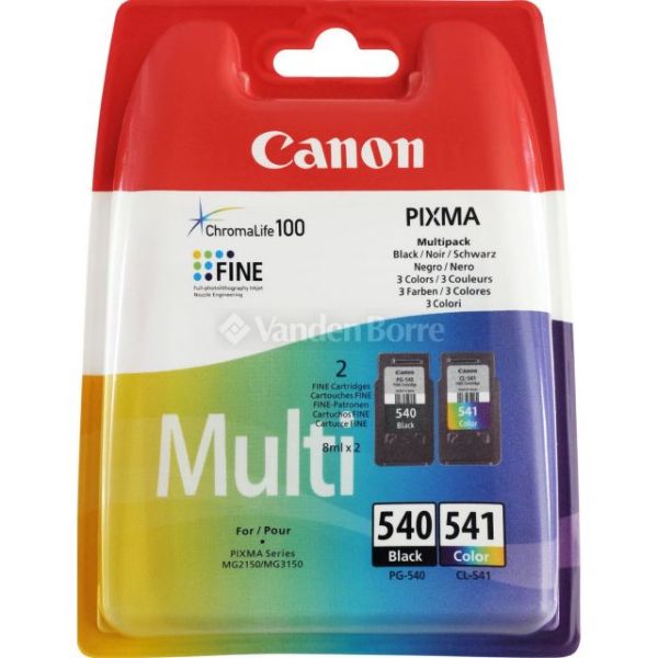 PG540-CL541 Siyah ve Renkli Kartuş Seti