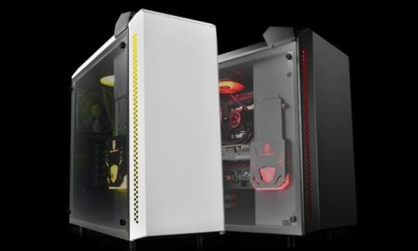 BARONKASE_LIQUD_WH BARONKASE LIQUID WHITE DAHİLİ SIVI SOĞUTMALI ATX BEYAZ kasa 2 × USB3.0 /