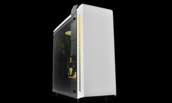 BARONKASE_LIQUD_WH BARONKASE LIQUID WHITE DAHİLİ SIVI SOĞUTMALI ATX BEYAZ kasa 2 × USB3.0 /