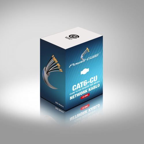 PG-CAT6-CU CAT6 305M Awg 23 Bakır Network Kablosu
