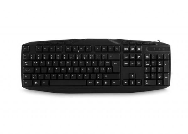 KB-250U USB Q Multimedya Siyah Klavye