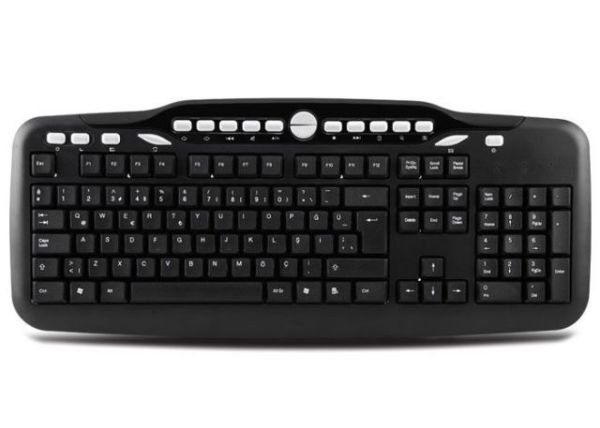 KB-2609U Kablolu USB Q TR Multimedya Siyah Klavye