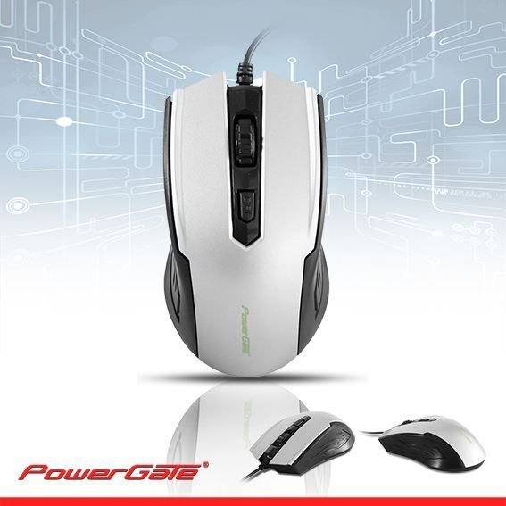 PG-D202 PowerGate D202 USB Kablolu Gri Mouse
