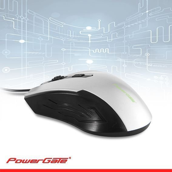 PG-D202 PowerGate D202 USB Kablolu Gri Mouse