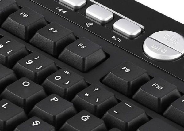 KB-2609U Kablolu USB Q TR Multimedya Siyah Klavye