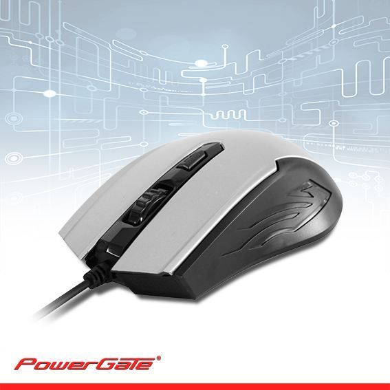 PG-D202 PowerGate D202 USB Kablolu Gri Mouse