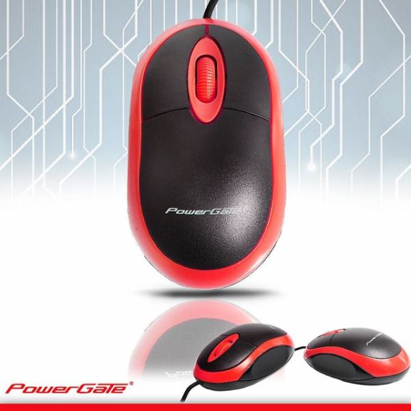 PG-E190-K E190-K USB Kablolu Kırmızı,Siyah Mouse