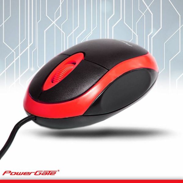 PG-E190-K E190-K USB Kablolu Kırmızı,Siyah Mouse