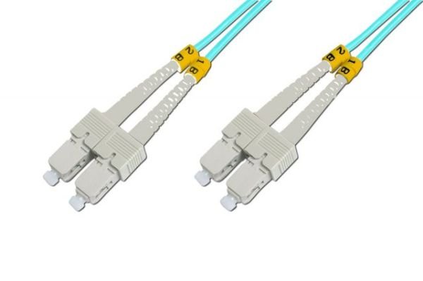 BC-2522-15-3 15M,Multimode,Duplex,3.0mm,50/125 SC-SC Fiber Optik Patch Kablo