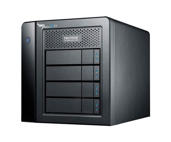 F40SR4R00000001 Pegasus 2 R4 with 4 x 3TB SATA HDD incl Thunderbolt cable