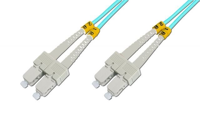BC-2522-20-3 15M,MM,Duplex,3.0mm,50/125 OM3 SC-SC Fiber Optik Patch Kablo