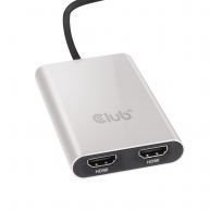 CSV-1574 Thunderbolt 3 - İkili HDMI 2.0 Çevirici Kablo
