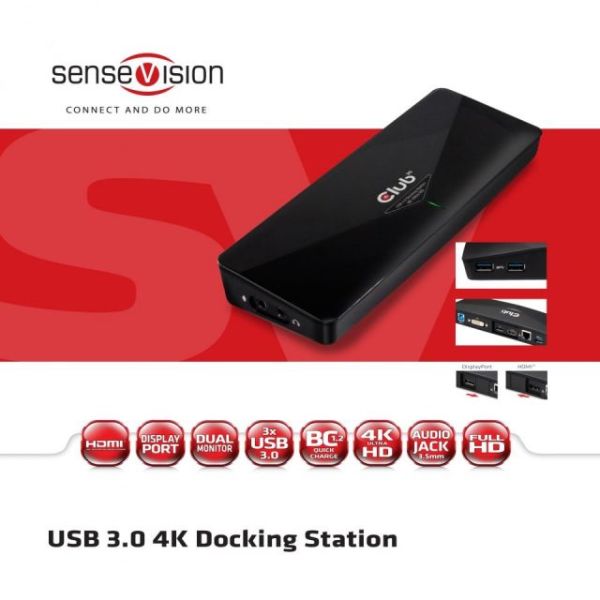 CSV-3103D USB3.0, 4K Yerleştirme İstasyonu Çoklayıcı