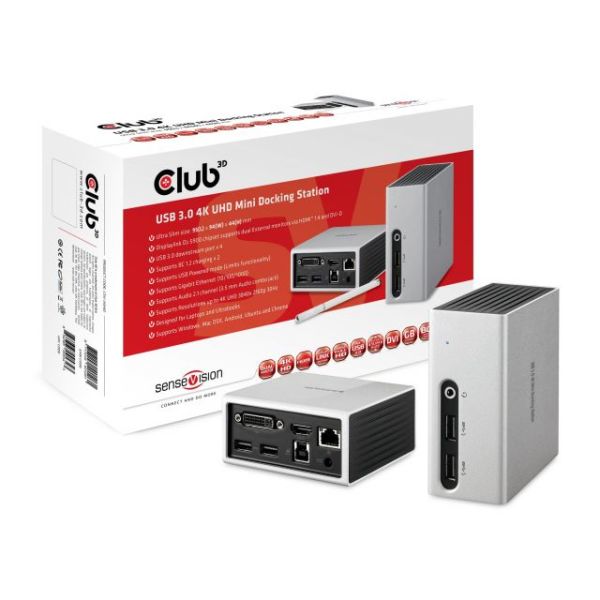CSV-3104D USB3.0, 4K UHD Mini Yerleştirme İstasyonu Çoklayıcı
