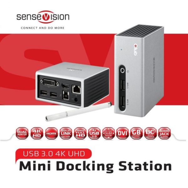 CSV-3104D USB3.0, 4K UHD Mini Yerleştirme İstasyonu Çoklayıcı