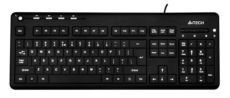 KD-126-2 USB, Q, Türkçe,Multimedya Beyaz LED Aydınlatmalı Siyah Klavye