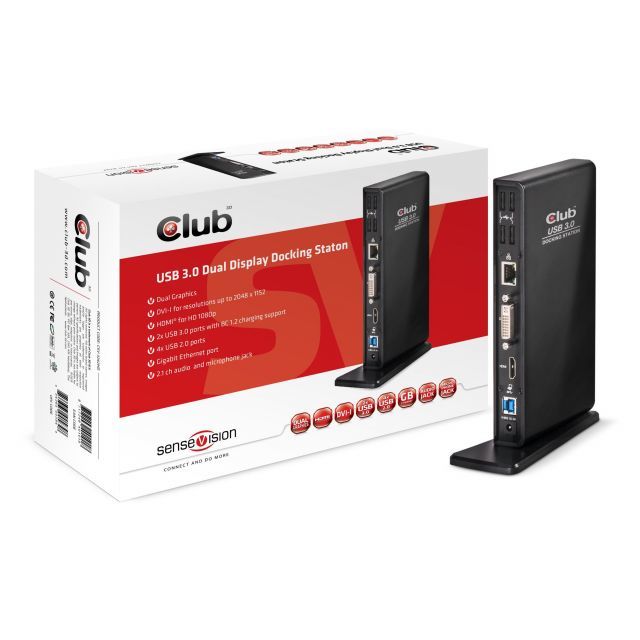 CSV-3242HD USB3.0 Çift Ekran Yerleştirme İstasyonu Çoklayıcı