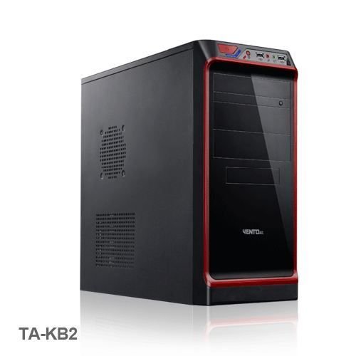 VENTO-TA-KB2-450 VENTO-TA-KB2-450W MIDI TOWER SİYAH KIRMIZI FSP POWER SUPPLY