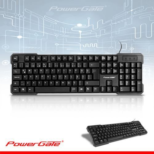 PG-KB-X3 Powergate KB-X3 Q USB Siyah Klavye