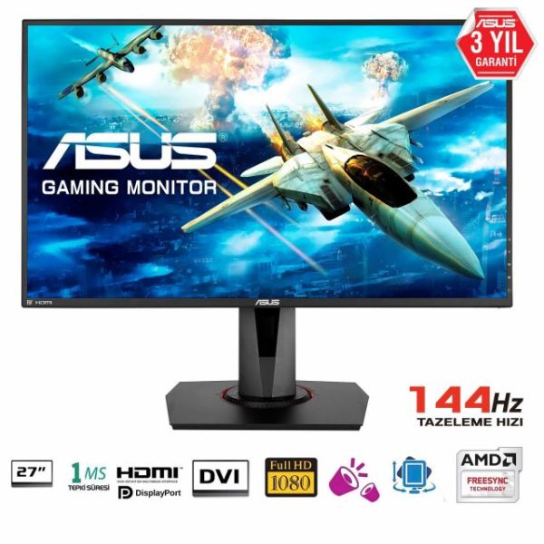 VG278Q 27''920x1080,1ms,144Hz,2Wx2 ,DVI-DP Led Monitör