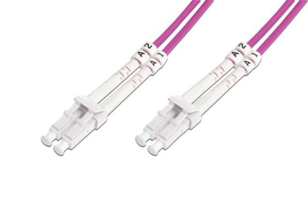 BC-2533-05-4 LC-LC Fiber Optik Patch Kablo, 5 metre, MM, 3.0mm Duplex, 50/125, OM4