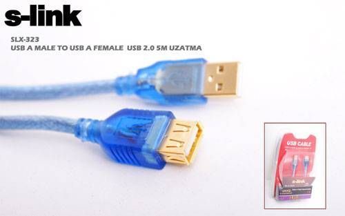 SLX-323 5 Metre USB 2.0 Uzatma Kablosu (AM/AF)