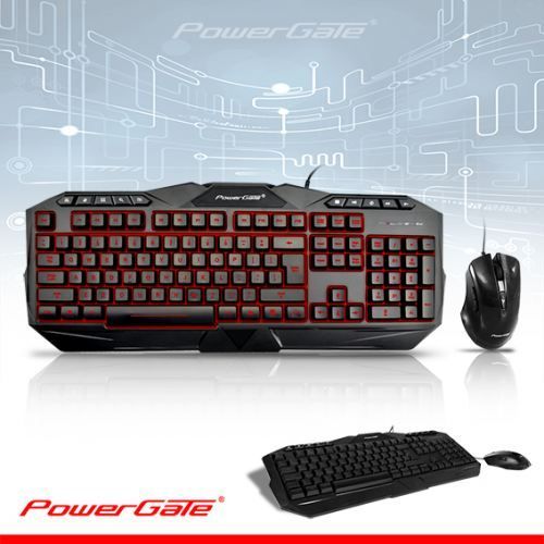 PG-KM-A7 Işıklı Klavye,USB Mouse Set