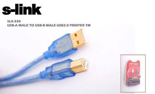 SLX-330 7 Metre USB 2.0 Yazıcı Kablosu (Am-Bm)