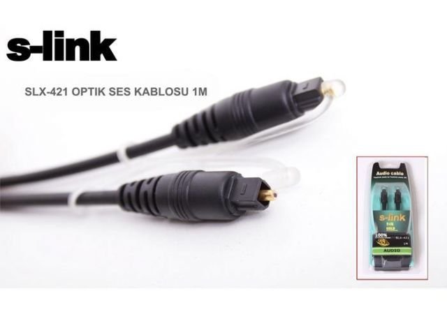 SLX-421 1 Metre Dijital Optik Ses Kablosu