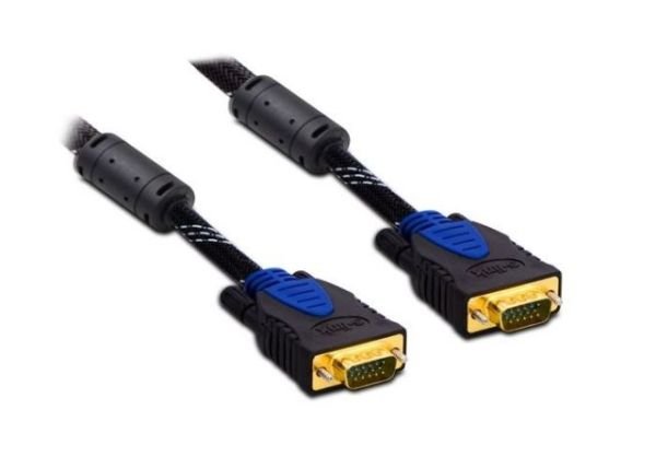 SLX-901 3M İki Ucu Erkek Altın Uçlu Kılıflı VGA Görüntü Kablosu
