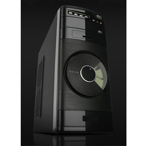 VK-1622 400W Powerlı Penceresiz Midi Tower Siyah Kasa