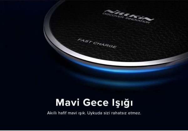 6902048124776 Nillikin Magic Disc3 10W Hızlı Şarj Siyah