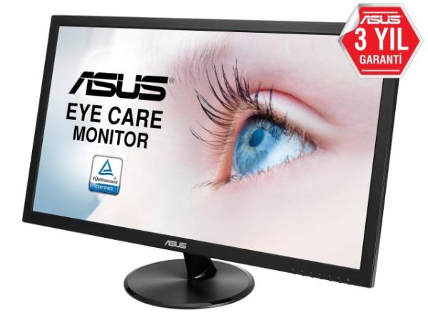 VP228DE 21,5''1920x1080,5ms,VGA,EyeCare,Siyah Led Monitör