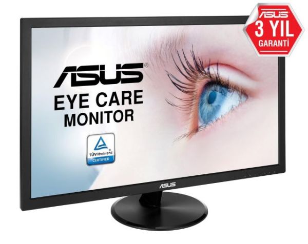 VP228DE 21,5''1920x1080,5ms,VGA,EyeCare,Siyah Led Monitör