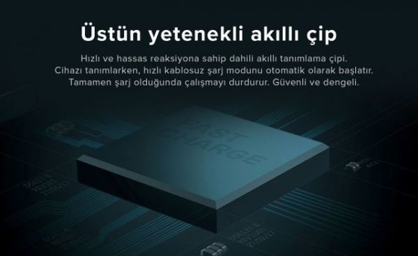 6902048144286 Nillkin Magic Disc4 10W Hızlı Şarj Siyah