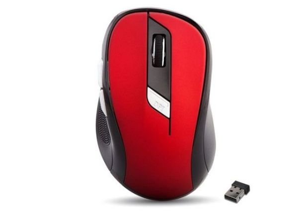SM-245D-K Optik Nano Receive Kablosuz Krmz Mouse