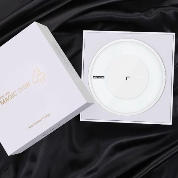 6902048152281 Nillkin Magic Disc4 10W Hızlı Şarj Beyaz