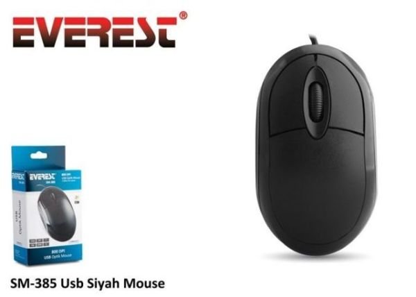 SM-385 SM-385 USB Siyah Mouse