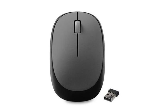 SM-508G USB 2.4Ghz Kablosuz Gri,Siyah Mouse (Alkalin Pil hediyeli)