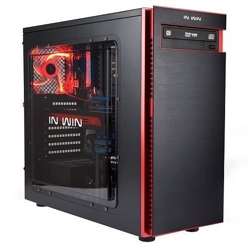 703 ATX Alüminyum Siyah,Kırmızı Kasa