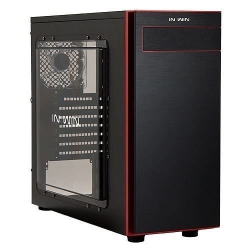 703 ATX Alüminyum Siyah,Kırmızı Kasa