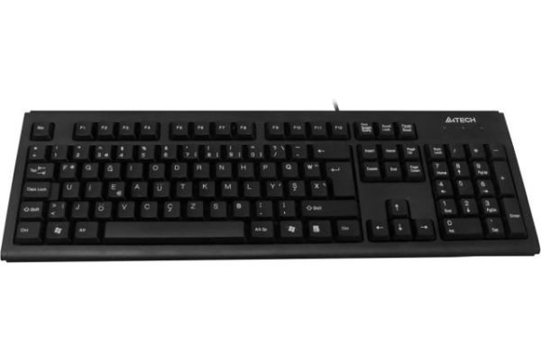 KM-720-UF USB,F Türkçe,Standart Siyah Klavye