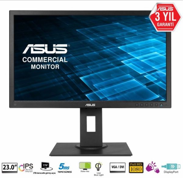 BE239QLB MON,BE239QLB,23'',5ms,VGA,DVI,DP,USB,MM,VESA,Siyah,1920x1080