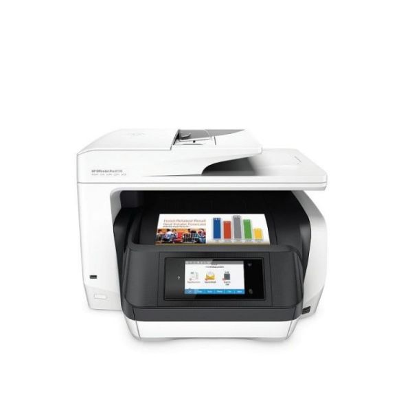 D9L19A Officejet Pro 8720 Renkli Inkjet MFP Fakslı WiFi 24/20ppm A4 Yazıcı