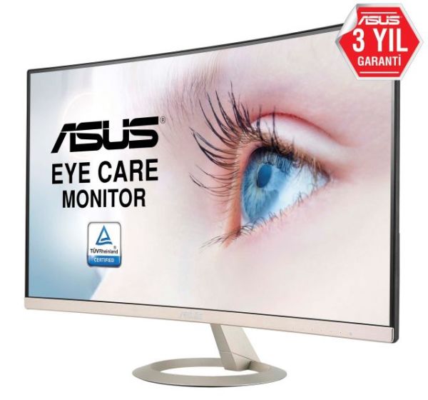 VZ27VQ 27''Full HD,Ultra ince,Çerçevesiz,Flicker Free,Eye Care Kavisli Monitör