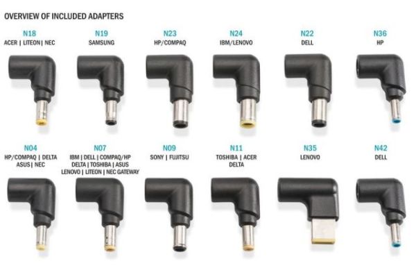 DA-10193 Universal Notebook 5 Port USB Seyehat Şarj Çoklayıcı